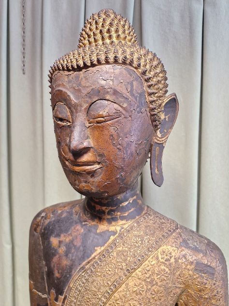 Gilded Bronze Buddha Ht 167-photo-3