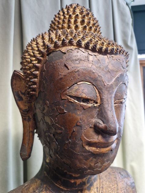 Gilded Bronze Buddha Ht 167-photo-4