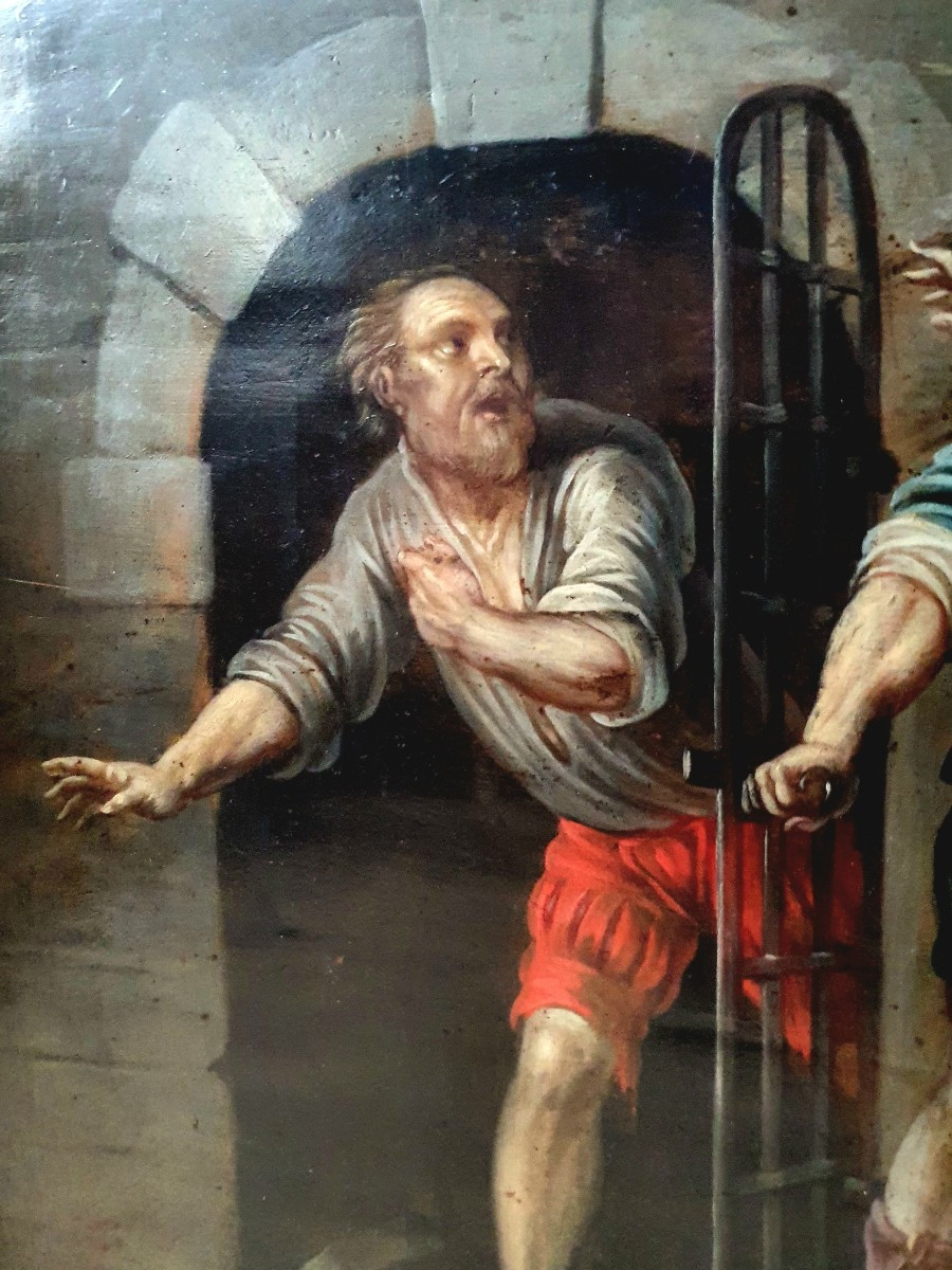 Christ Crowned With Thorns Taken Away, Pilate Washes His Hands Of Innocence.-photo-3