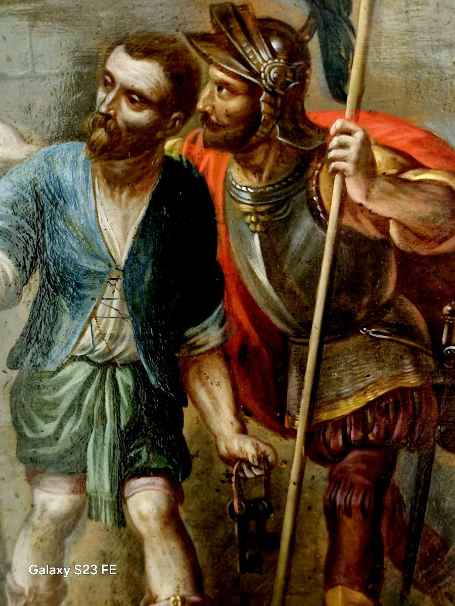 Christ Crowned With Thorns Taken Away, Pilate Washes His Hands Of Innocence.-photo-2