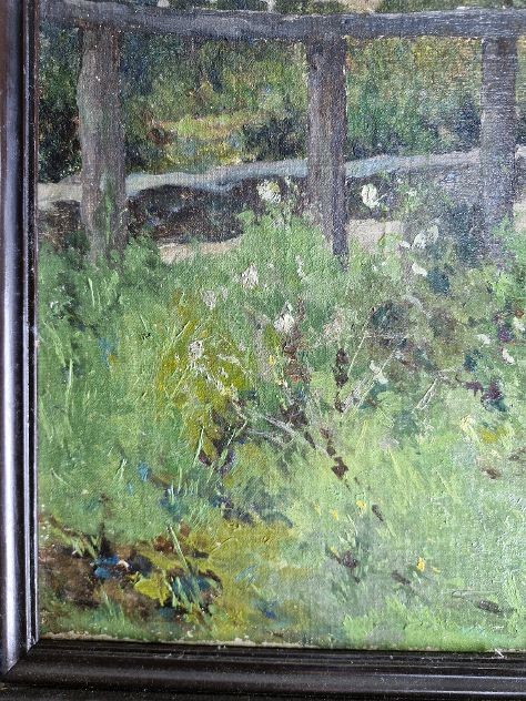 Impressionist Landscape Edmond Coppenolle, Ghent 1846 -1914 France-photo-4
