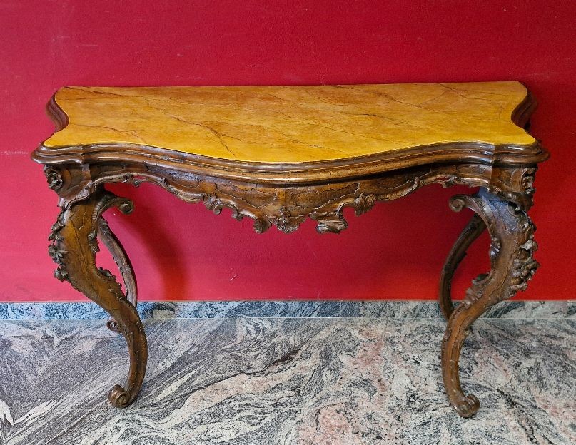 CONSOLE EN NOYER VENICE-photo-2