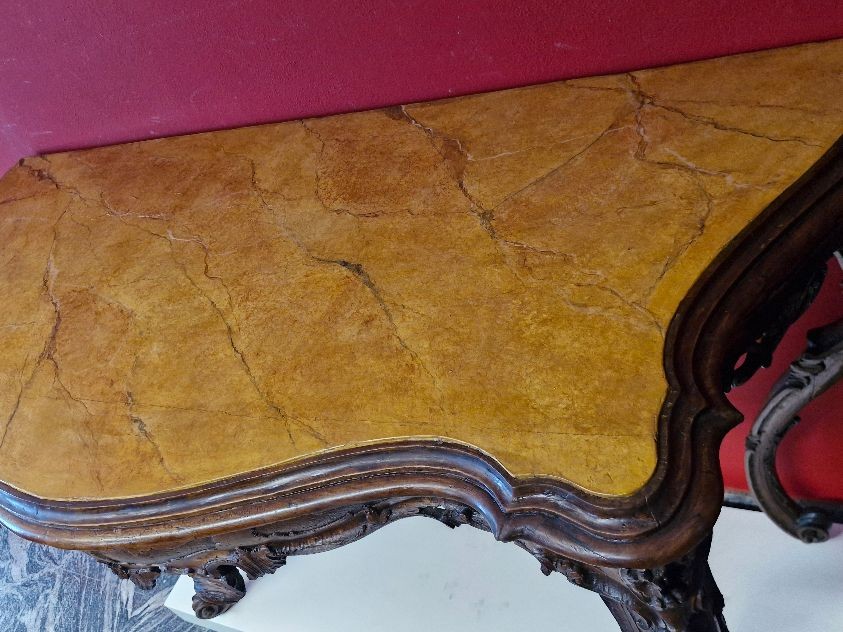 CONSOLE EN NOYER VENICE-photo-4