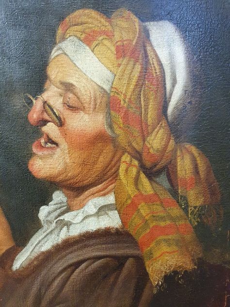 GERRIT VAN HONTHORST HUILE SUR TOILE-photo-2