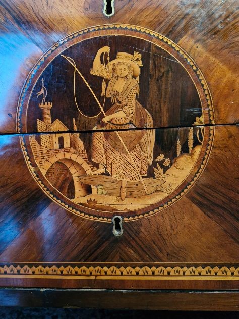 Paire de commodes néoclassiques-photo-1