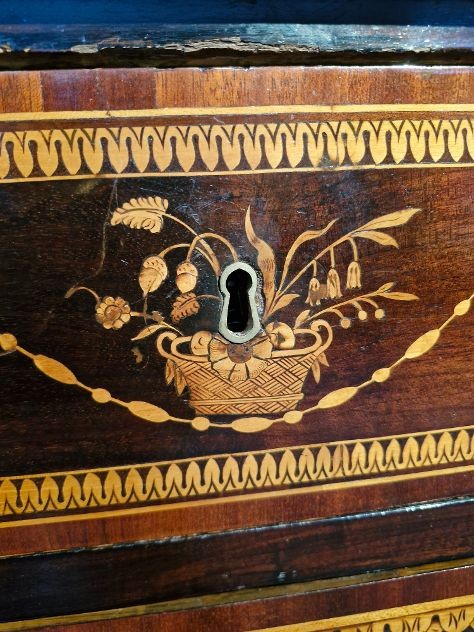 Paire de commodes néoclassiques-photo-3