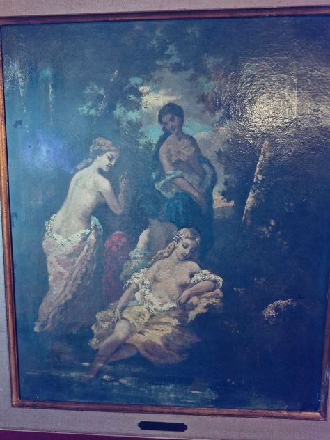 NARCISSE DIAZ DE LA PENA FRANCE 1808-1876 BAIGNADE FEMME-photo-6