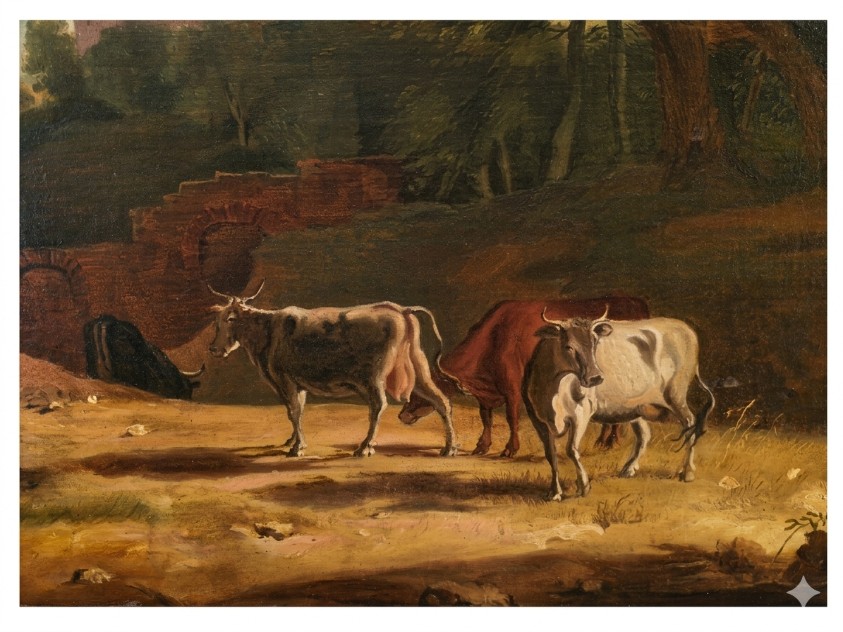 PAYSAGE AVEC DES ANIMAUX-photo-3