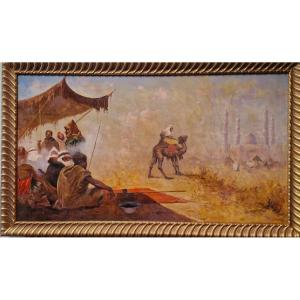 Orientalist Landscape Price For 02 Paintings