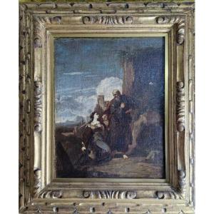 Landscape Painting With Figures