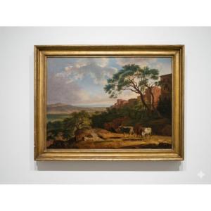 PAYSAGE AVEC DES ANIMAUX