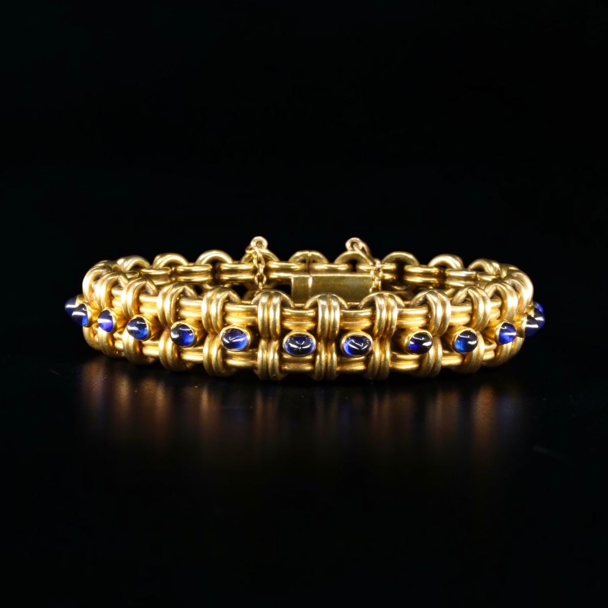 Friedrich Köchli - Antique Gold And Sapphire Bracelet