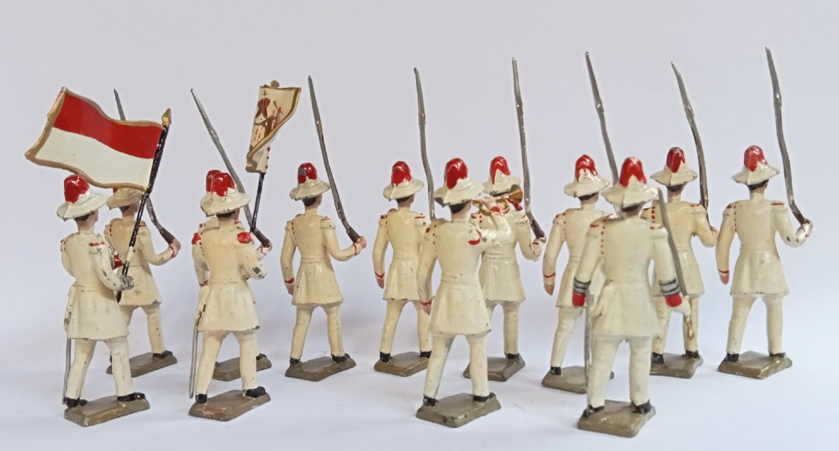 12 soldats de plomb CBG, LA GARDE MONÉGASQUE, Monaco,-photo-4