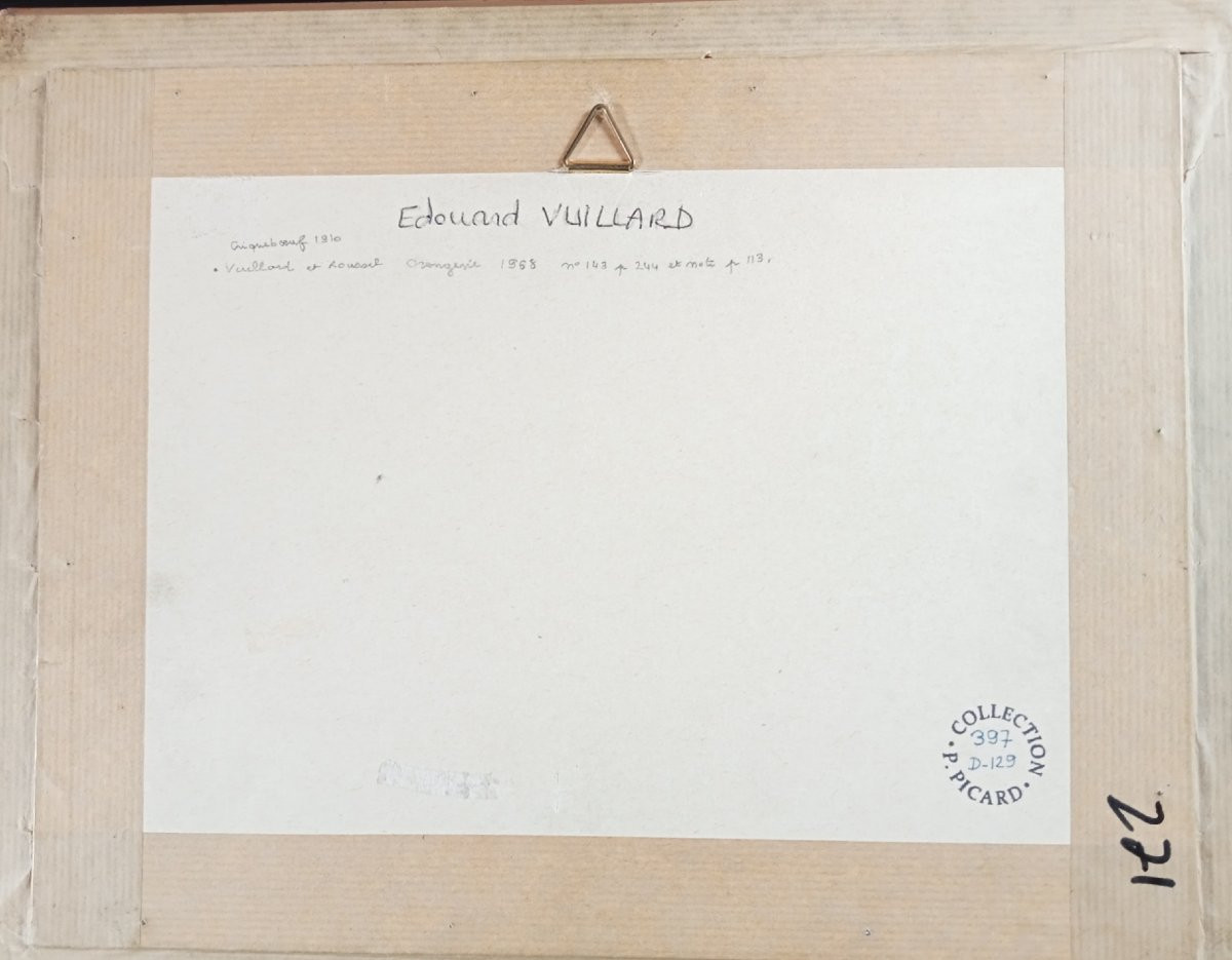 Edouard VUILLARD (1868-1940), "Cricqueboeuf", 1910, dessin au crayon signé, 20e-photo-4