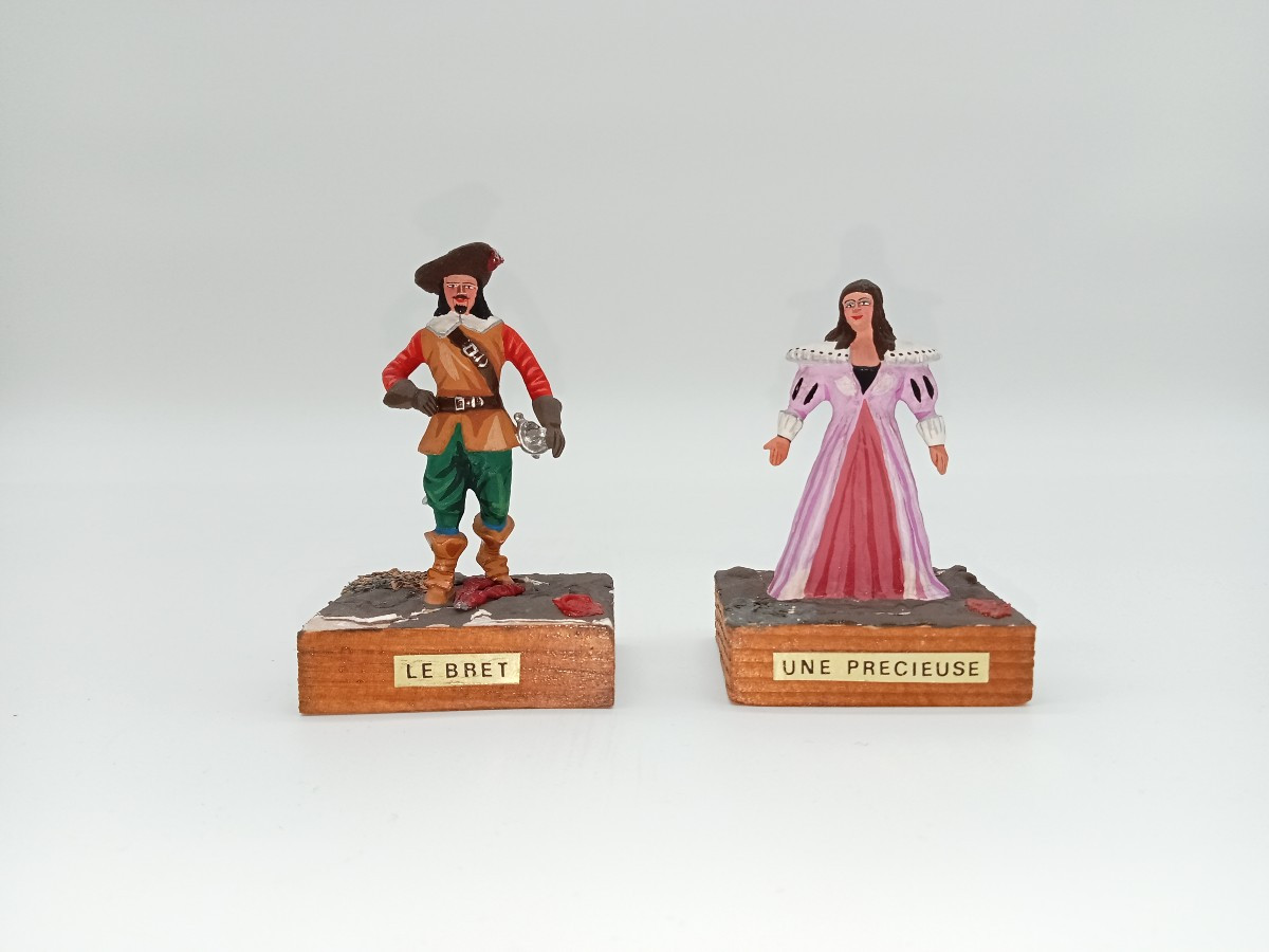  Cyrano de Bergerac. 10 figurines théâtre,retraçant la pièce d'Edmond Rostang par Guilbard-photo-5