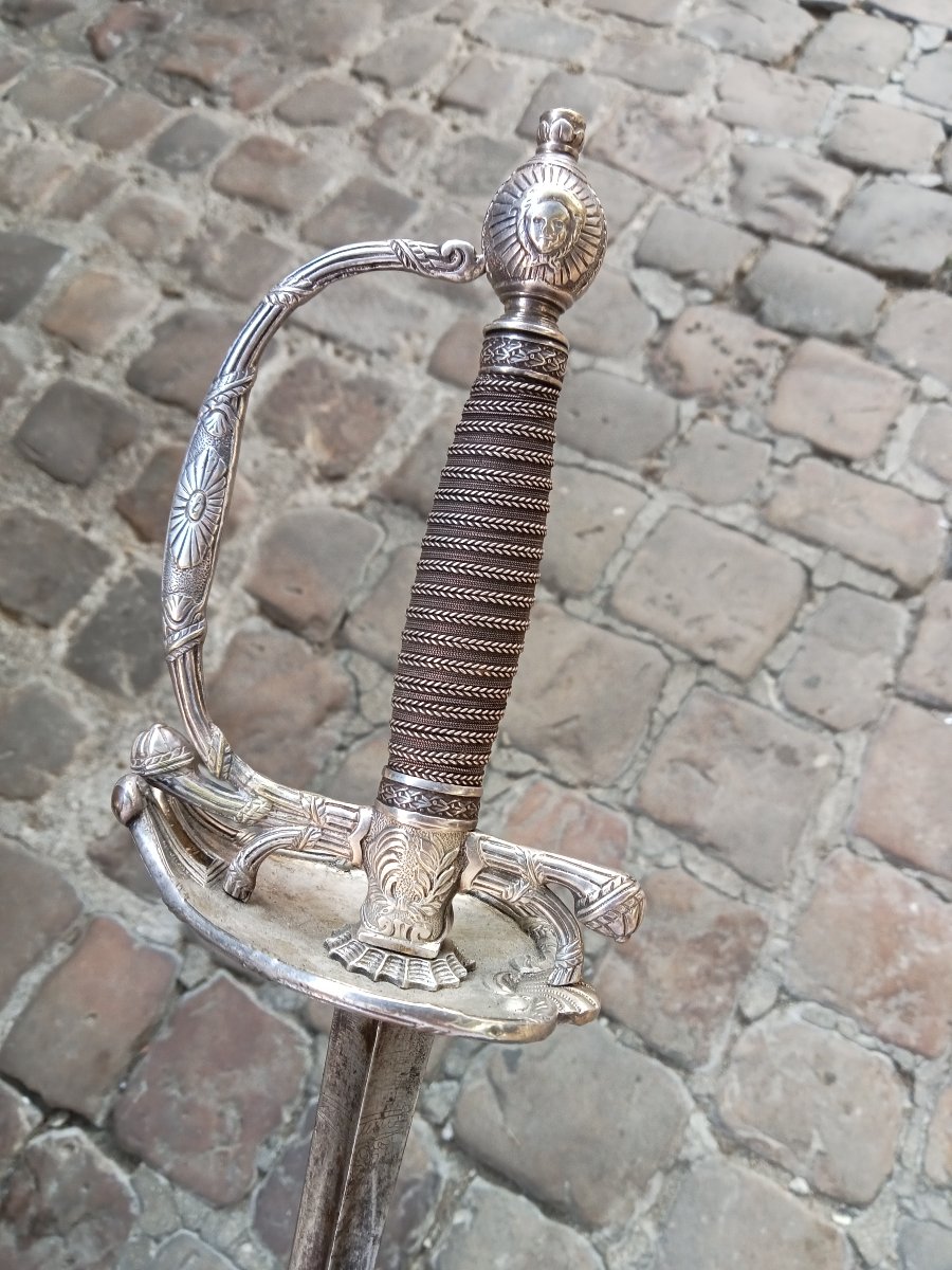 Épée d'officier des Carabiniers de la Garde Impériale, modèle 1855, Napoléon III, 19e-photo-2
