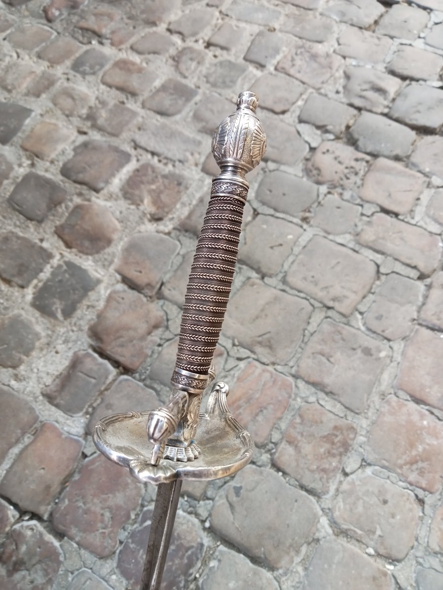Épée d'officier des Carabiniers de la Garde Impériale, modèle 1855, Napoléon III, 19e-photo-3