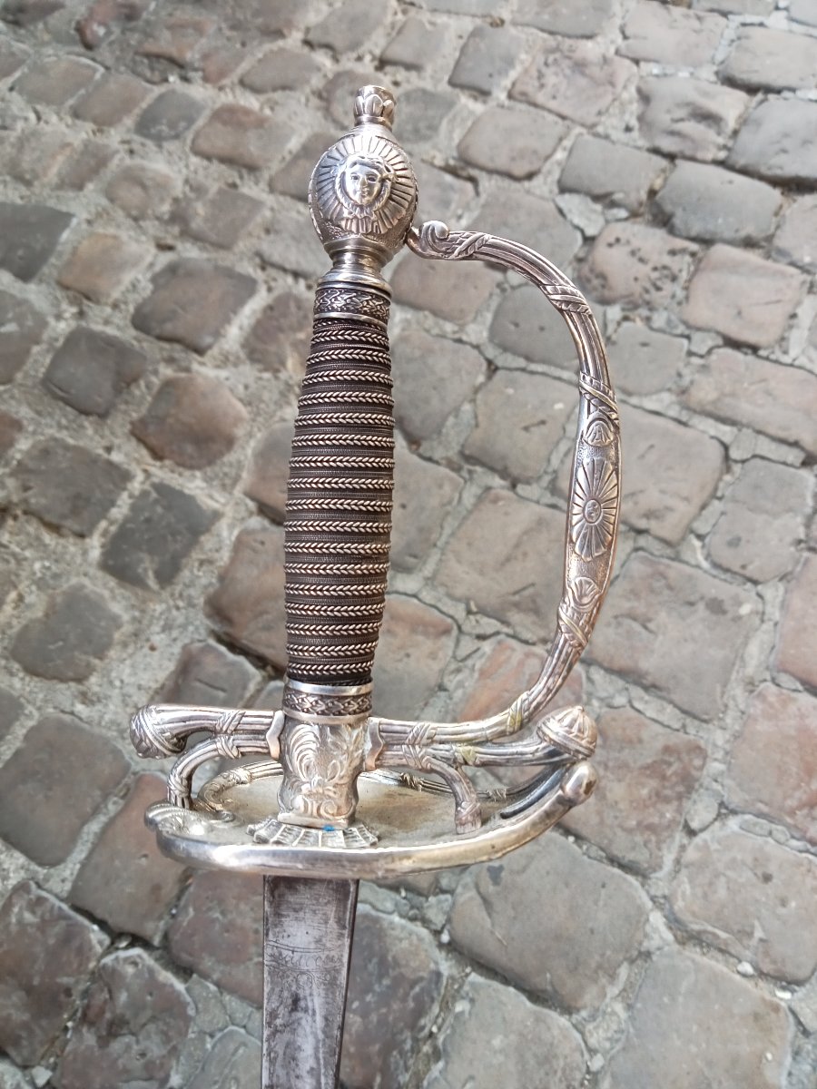 Épée d'officier des Carabiniers de la Garde Impériale, modèle 1855, Napoléon III, 19e