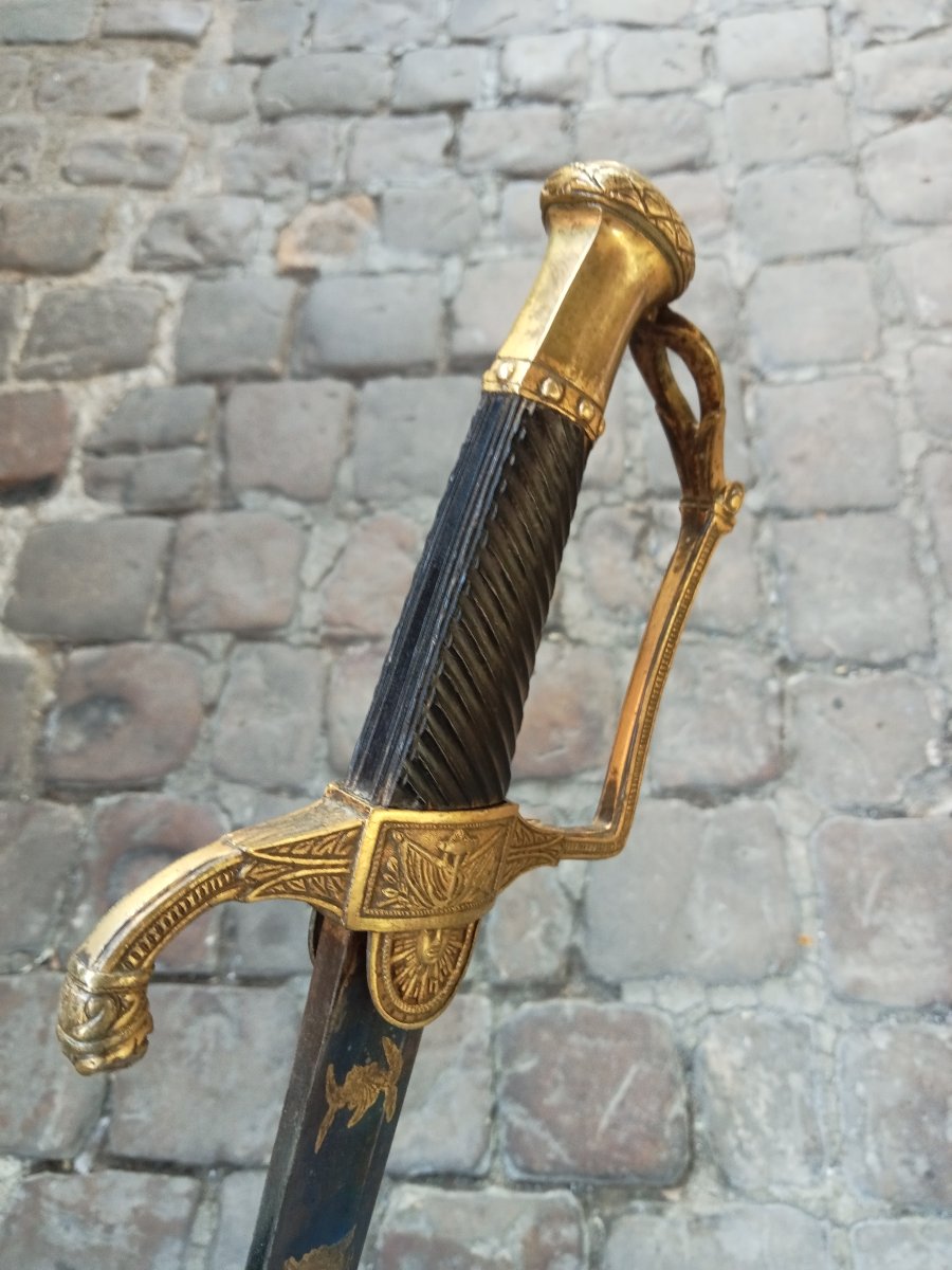 Navy Senior Officer's Saber, Pairial Model, Year XII (1804), First Empire -photo-4