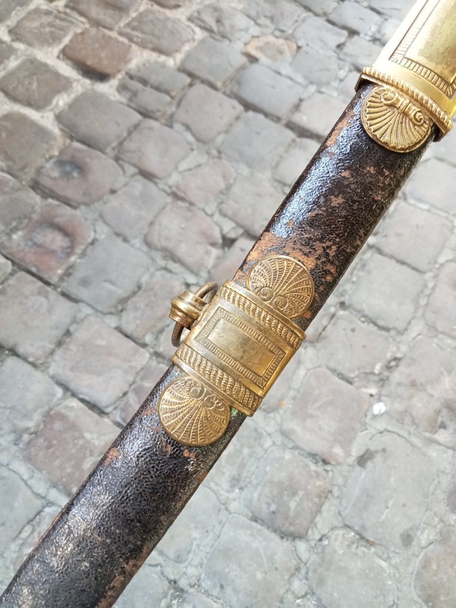 Navy Senior Officer's Saber, Pairial Model, Year XII (1804), First Empire -photo-6