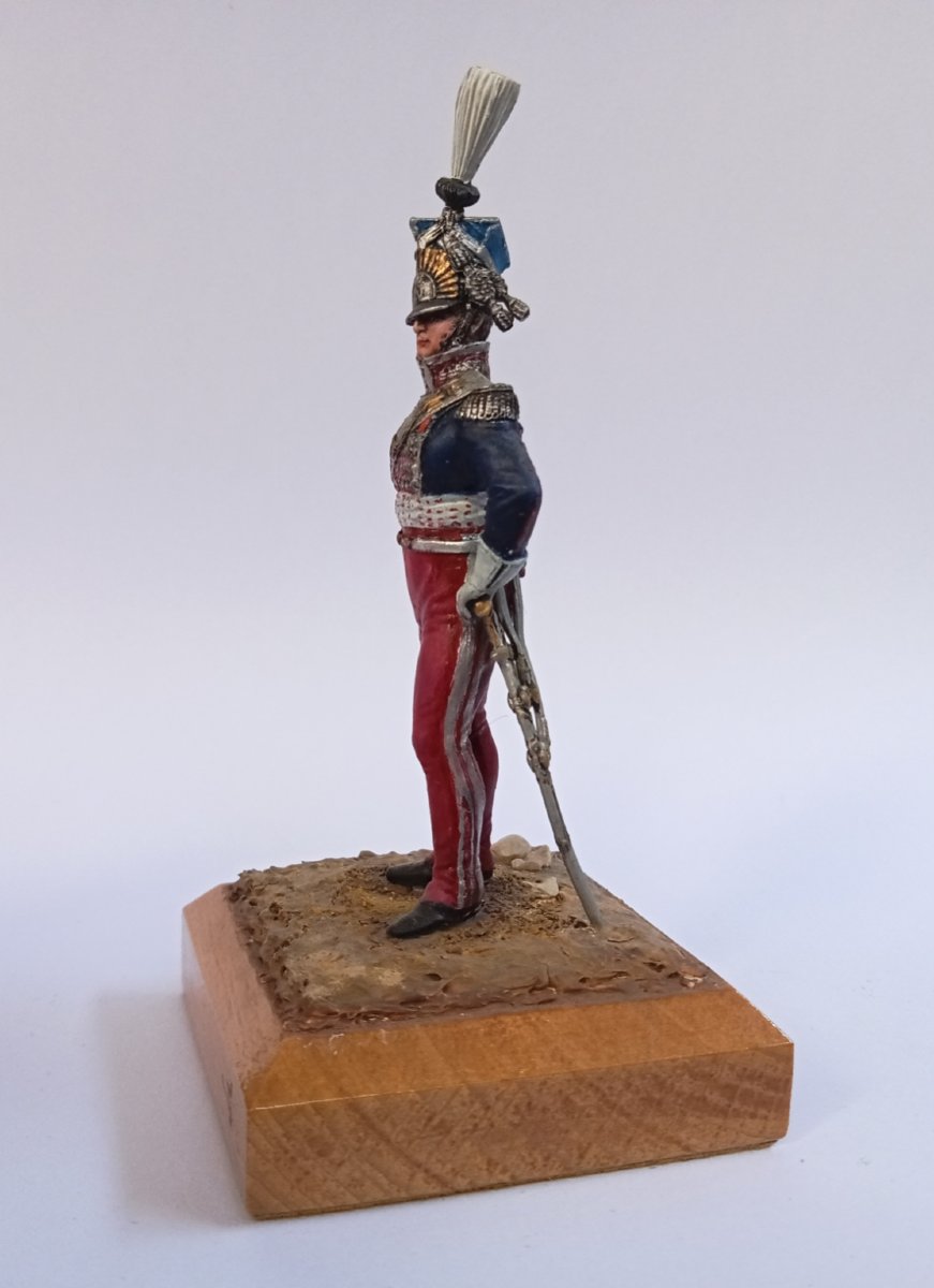 soldat de plomb, figurine peinture fine, Prince Poniatowski 1er Empire, Debersi-photo-2