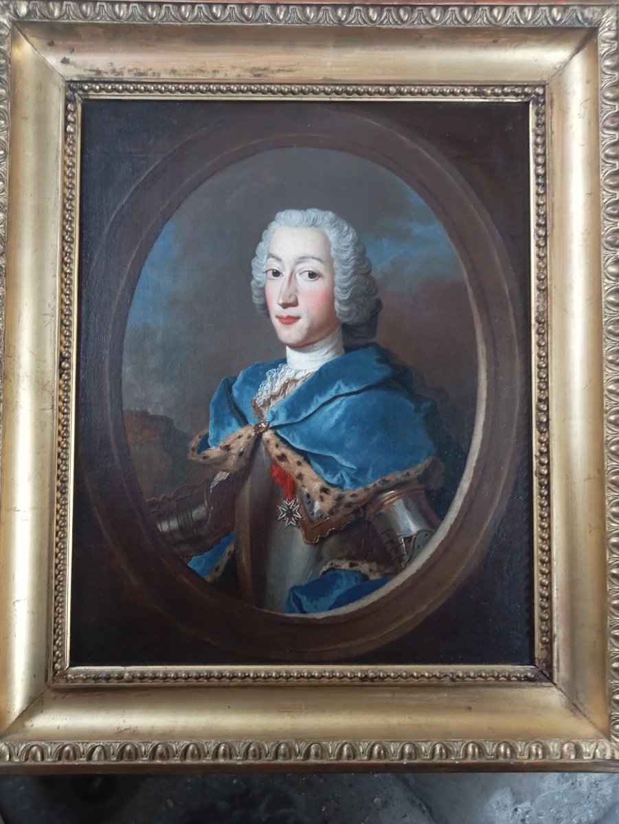 portrait présumé du prince évêque Clément auguste de Bavière, Clemens August von Bayern ,18e-photo-3