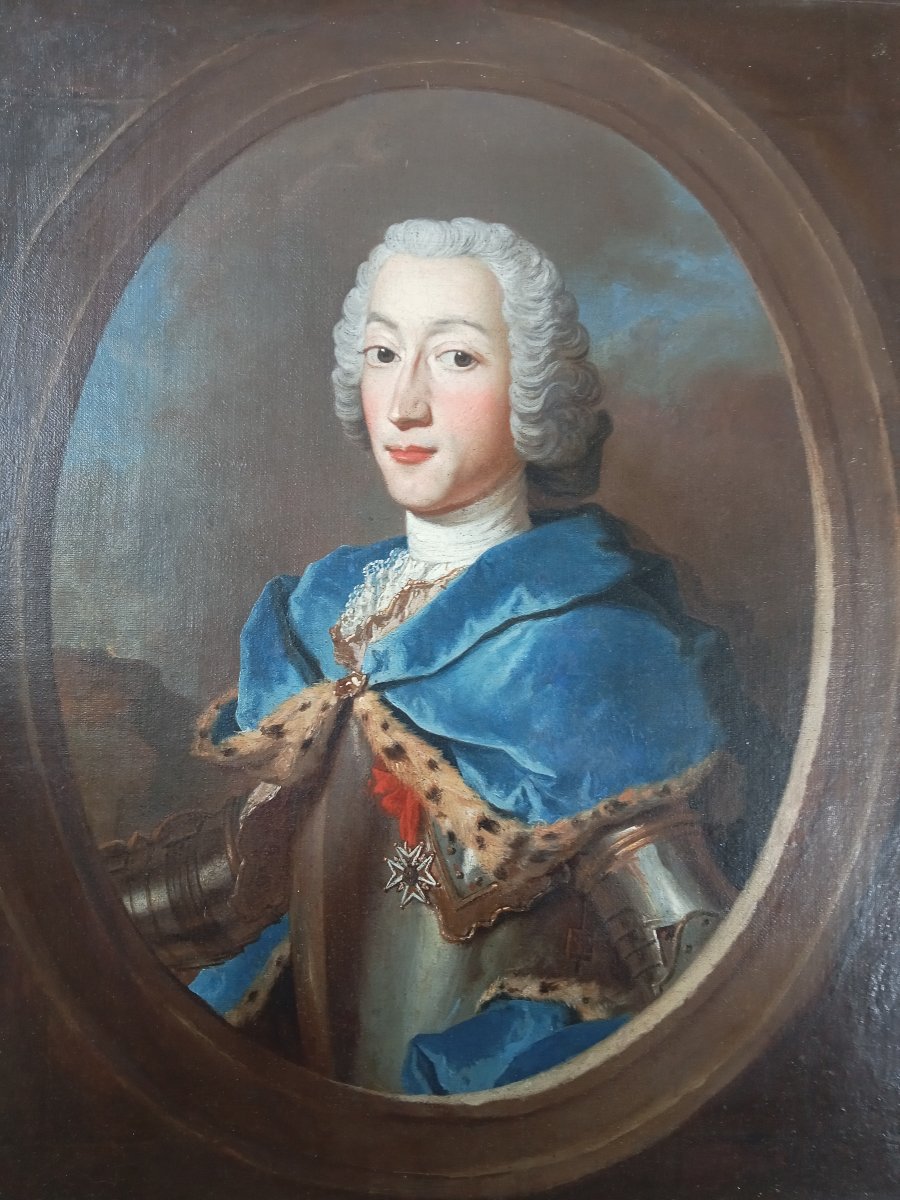 portrait présumé du prince évêque Clément auguste de Bavière, Clemens August von Bayern ,18e