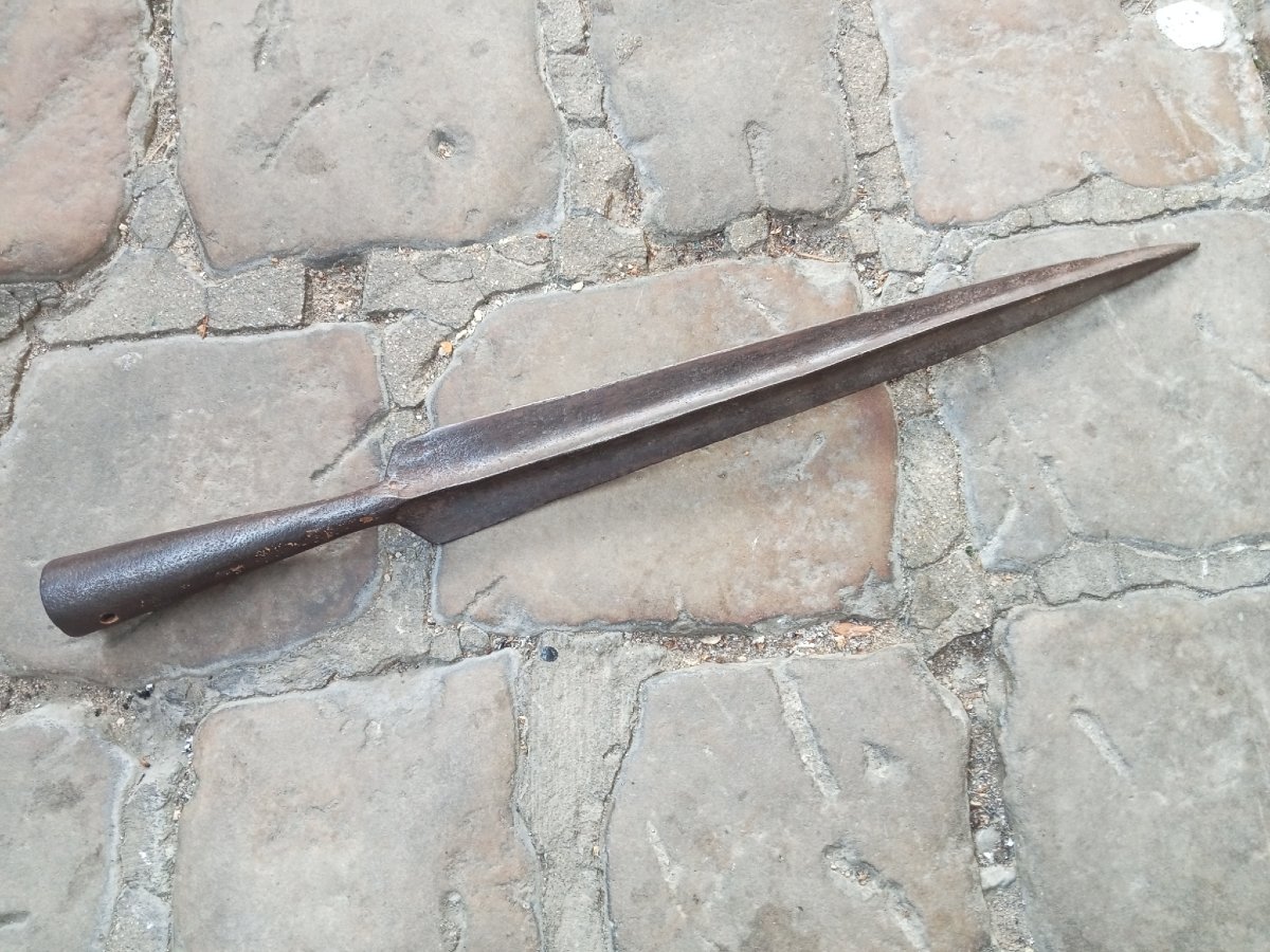 pique révolutionnaire, 1792, marquée "A.N." armes nationales, Révolution Française, 18e