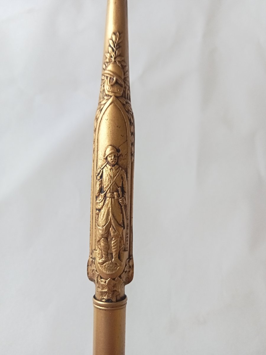 stylo porte-plume commémoratif du traité de Versailles 28 juin 1919 Susse Frères, WW1, écrin -photo-3