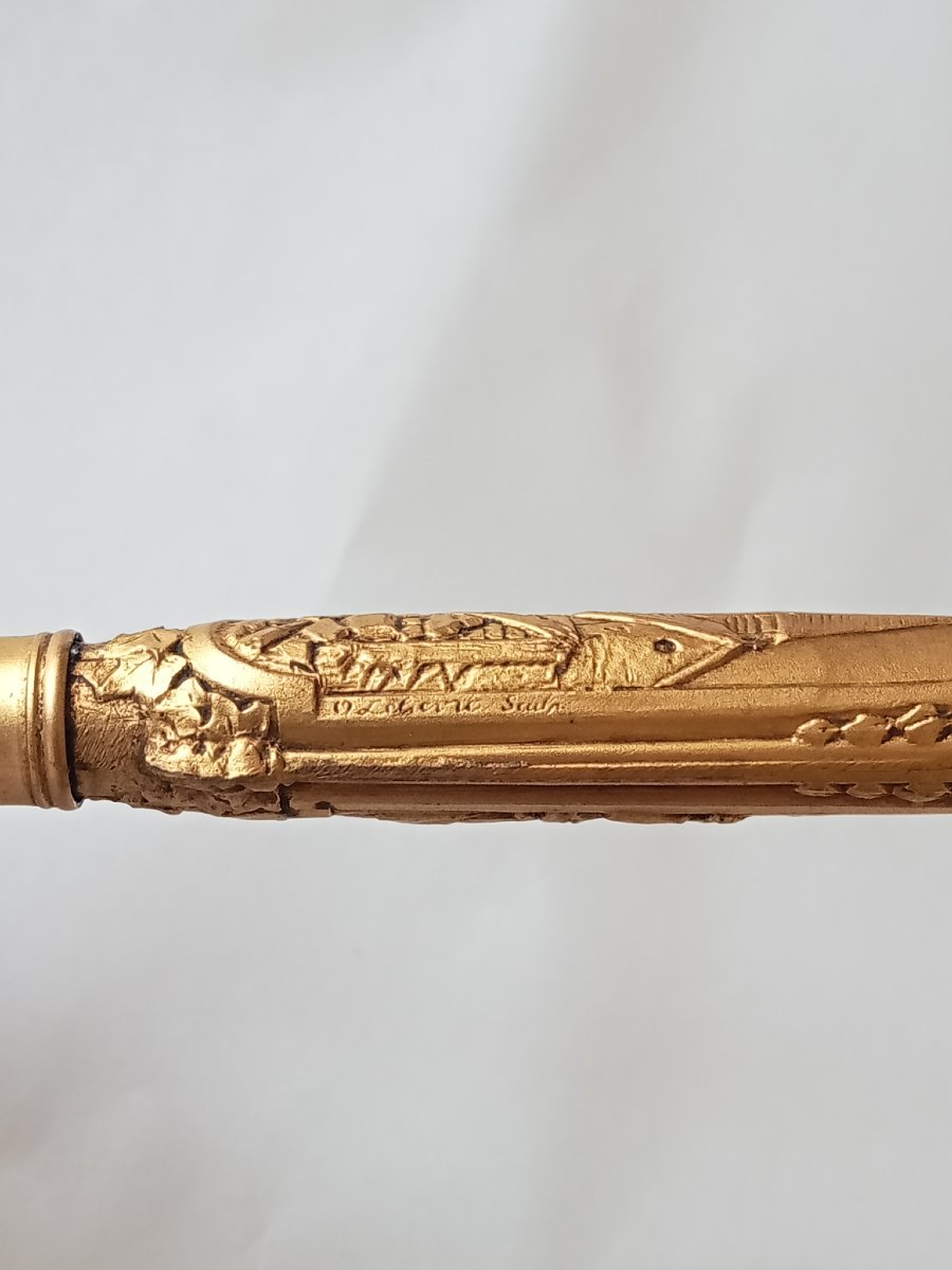 stylo porte-plume commémoratif du traité de Versailles 28 juin 1919 Susse Frères, WW1, écrin -photo-1