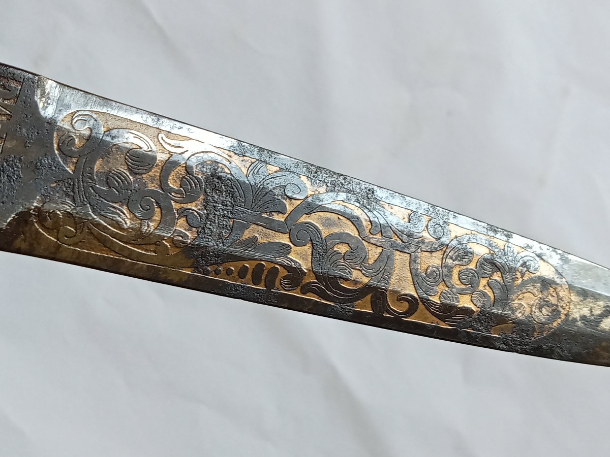 Spanish Hunting Dagger Known As A "baïonnette Bouchon," From Toledo, Dated 1860. 19th Century. Toledo-photo-7