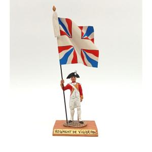 Tin Soldier, Flag, Vigier Regiment 1786, Guy Renaud House