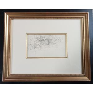 Edouard VUILLARD (1868-1940), "Cricqueboeuf", 1910, dessin au crayon signé, 20e