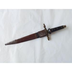 Spanish Hunting Dagger Known As A "baïonnette Bouchon," From Toledo, Dated 1860. 19th Century. Toledo