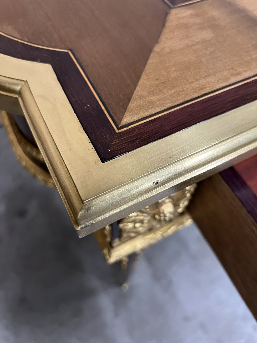 Desk Lxvi Napoleon III Style Stamped By Befort Jeune-photo-4