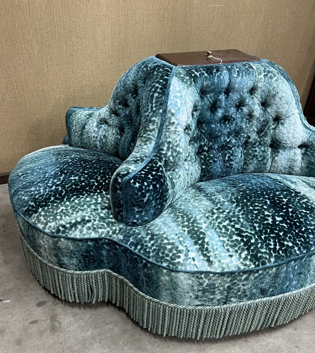 Napoleon III Round Bench – Hotel / Lobby – Paris, Circa 1870-photo-3