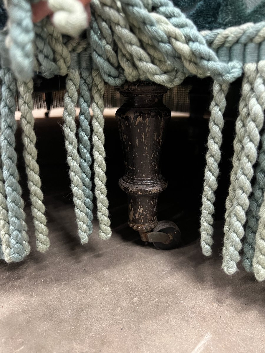 Napoleon III Round Bench – Hotel / Lobby – Paris, Circa 1870-photo-2