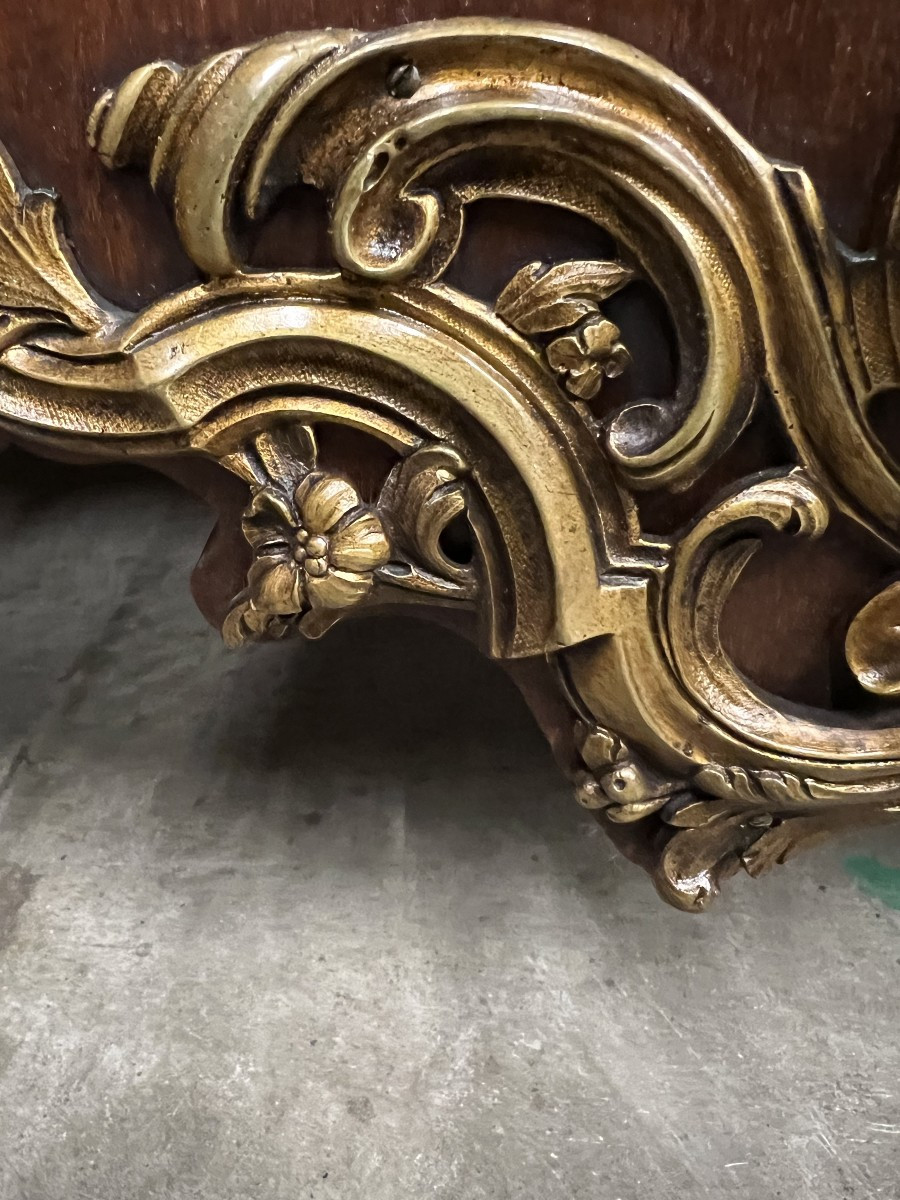 Attributed Francois Linke A Unique Louis XVI Style Gilt-bronze Mounted Desk Set-photo-2