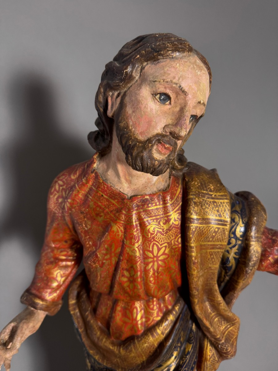 Sculpture représentant le Christ - Giacomo Bertesi - seconde moitié du XVIIe siècle.-photo-3