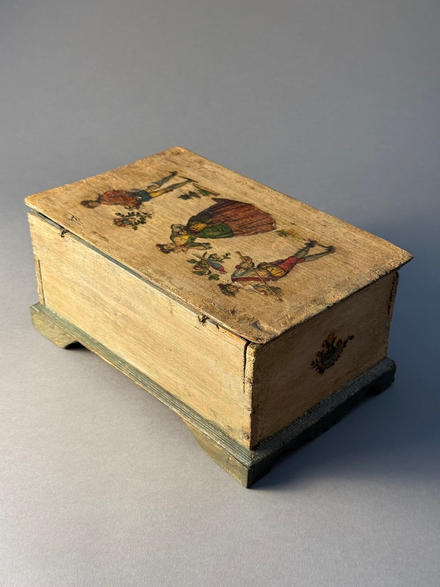 Coffret en laque pauvre - XVIIIe siècle-photo-4