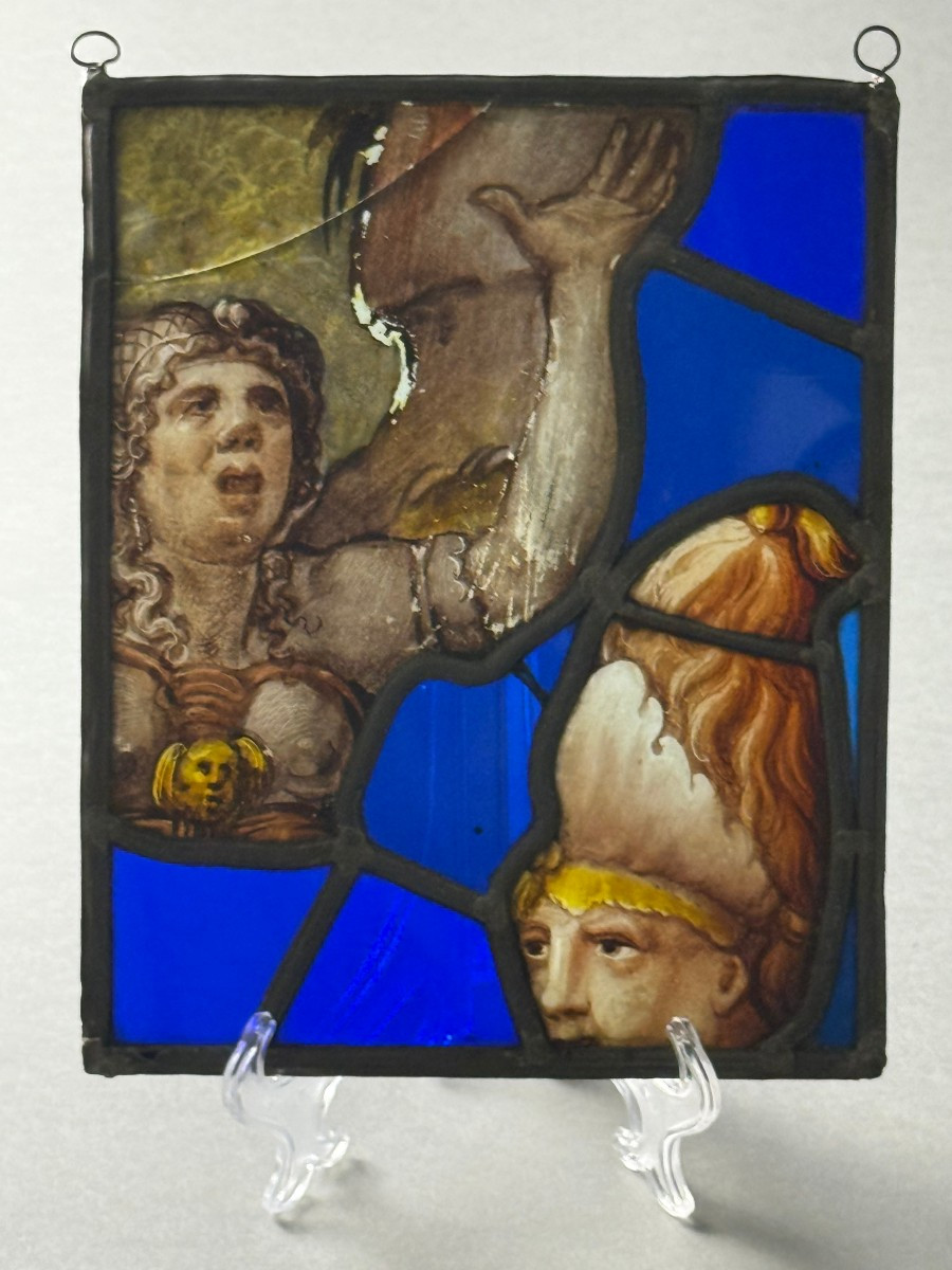 Fragments de verre peint - XVIe siècle-photo-4