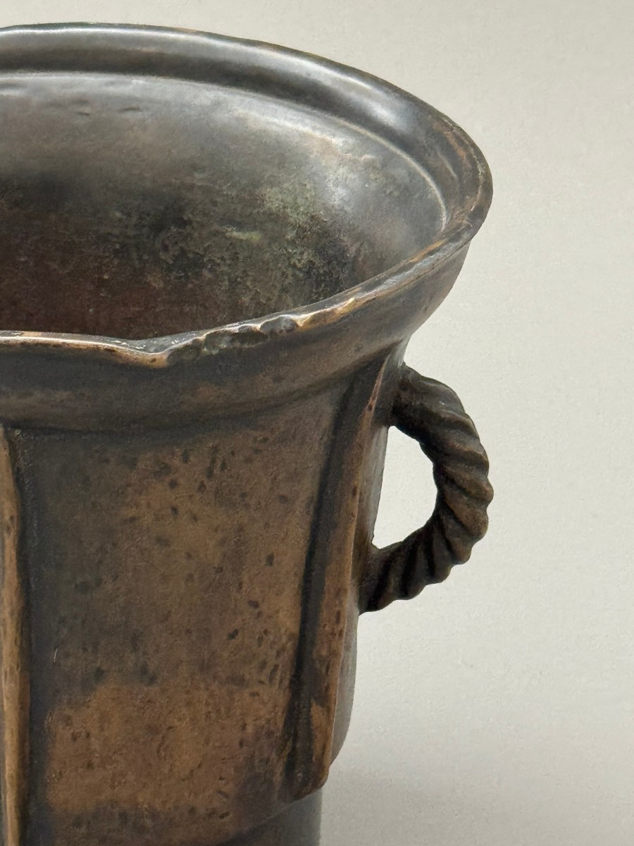 Mortier en bronze - Toscane - XVIe siècle-photo-2