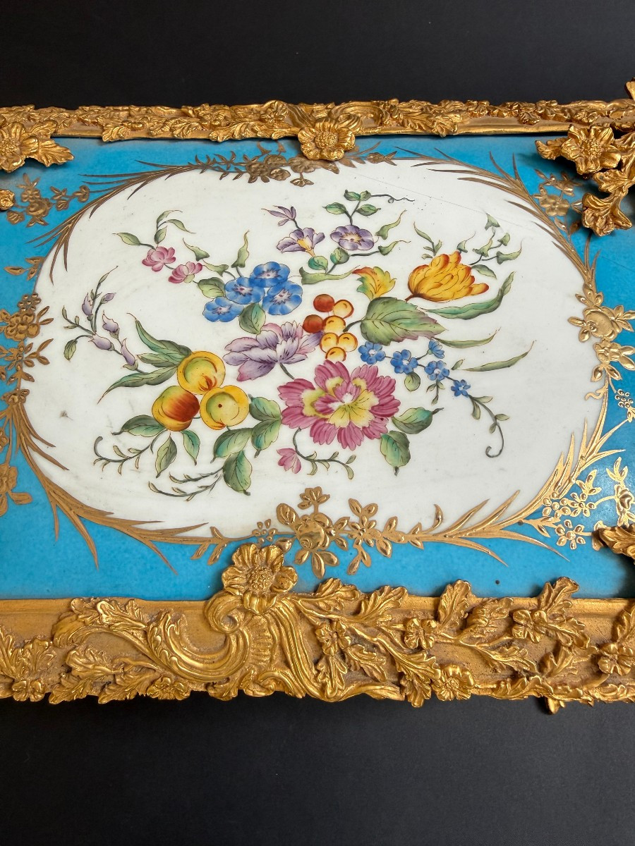 Coffret en porcelaine et bronze doré - France, XIXe siècle-photo-2