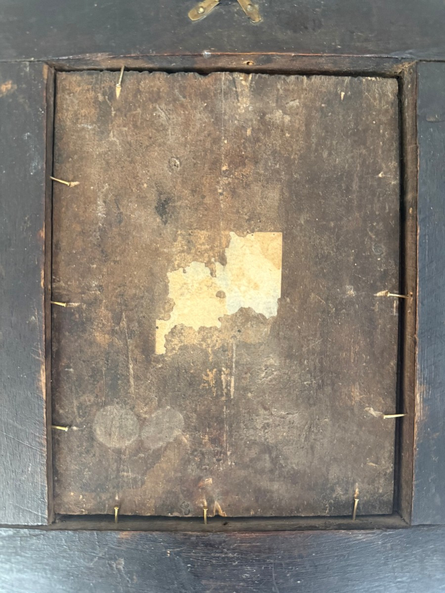 Peinture à l'huile sur panneau représentant l'Ecce Homo - Italie, début du XVIIIe siècle-photo-6