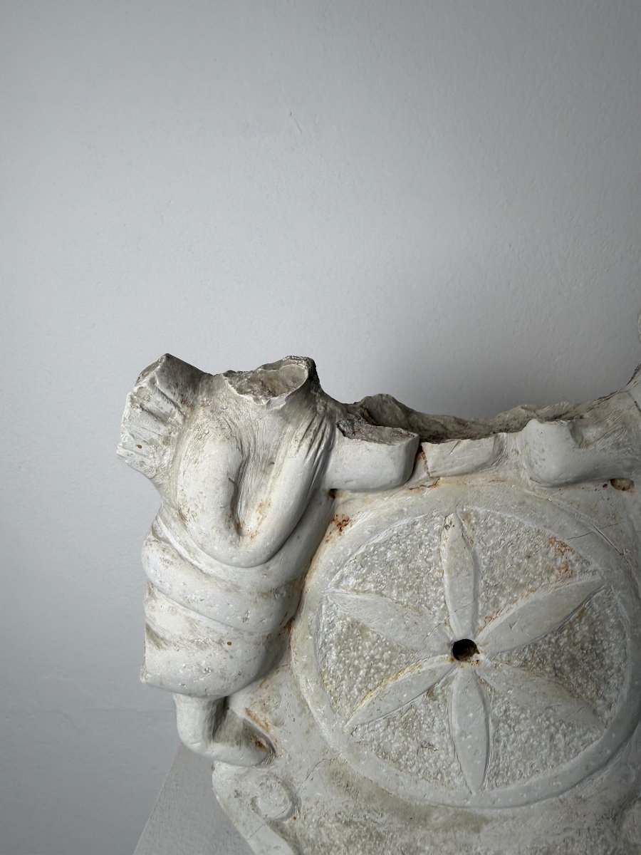 Fragment architectural en marbre - Italie, XVIe siècle-photo-4
