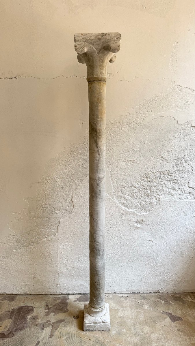 Marble Column - 15th Century. Italy -photo-2