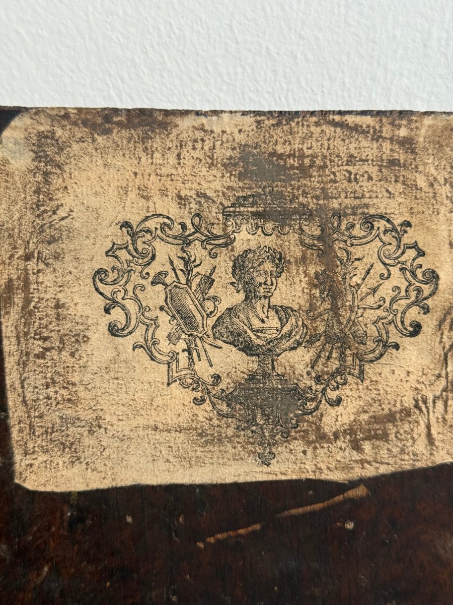 Painted Panel On A Gold Ground Depicting The Madonna And Child—tuscan School—second Half Of The 18th Century-photo-7