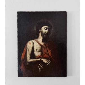 Ecce Homo, Oil On Canva - Italian School, 17th