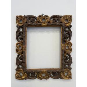 Cadre en bois doré et bronzé - XVIIe siècle, Italie centrale