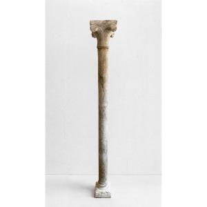 Marble Column - 15th Century. Italy